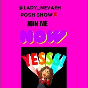 POP-UP Banner, announcing my listings & Time of my POSH SHOW💥